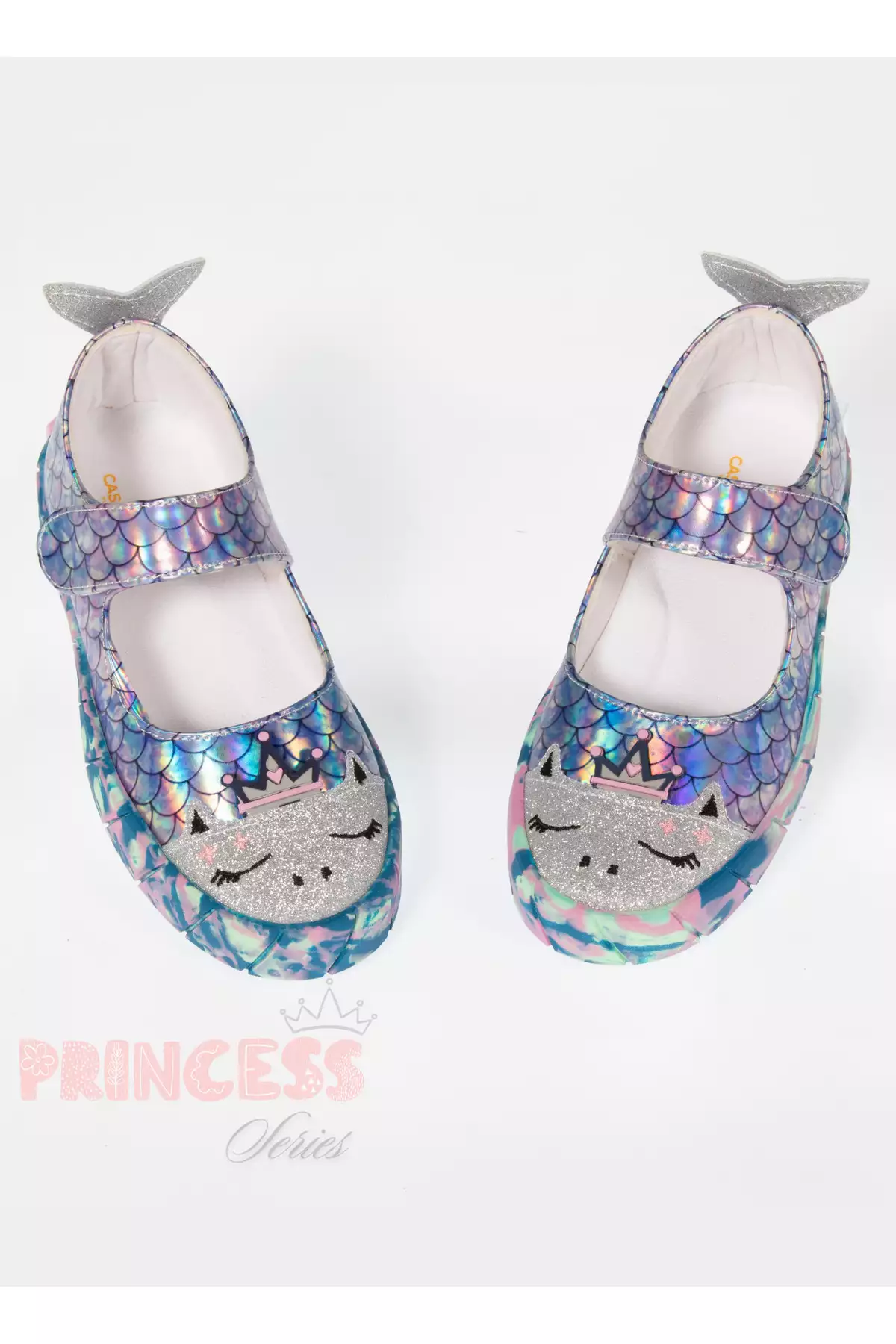 کفش ورزشی دخترانه هولوگرام 3D قلابماهى برند Casabony - 921710436