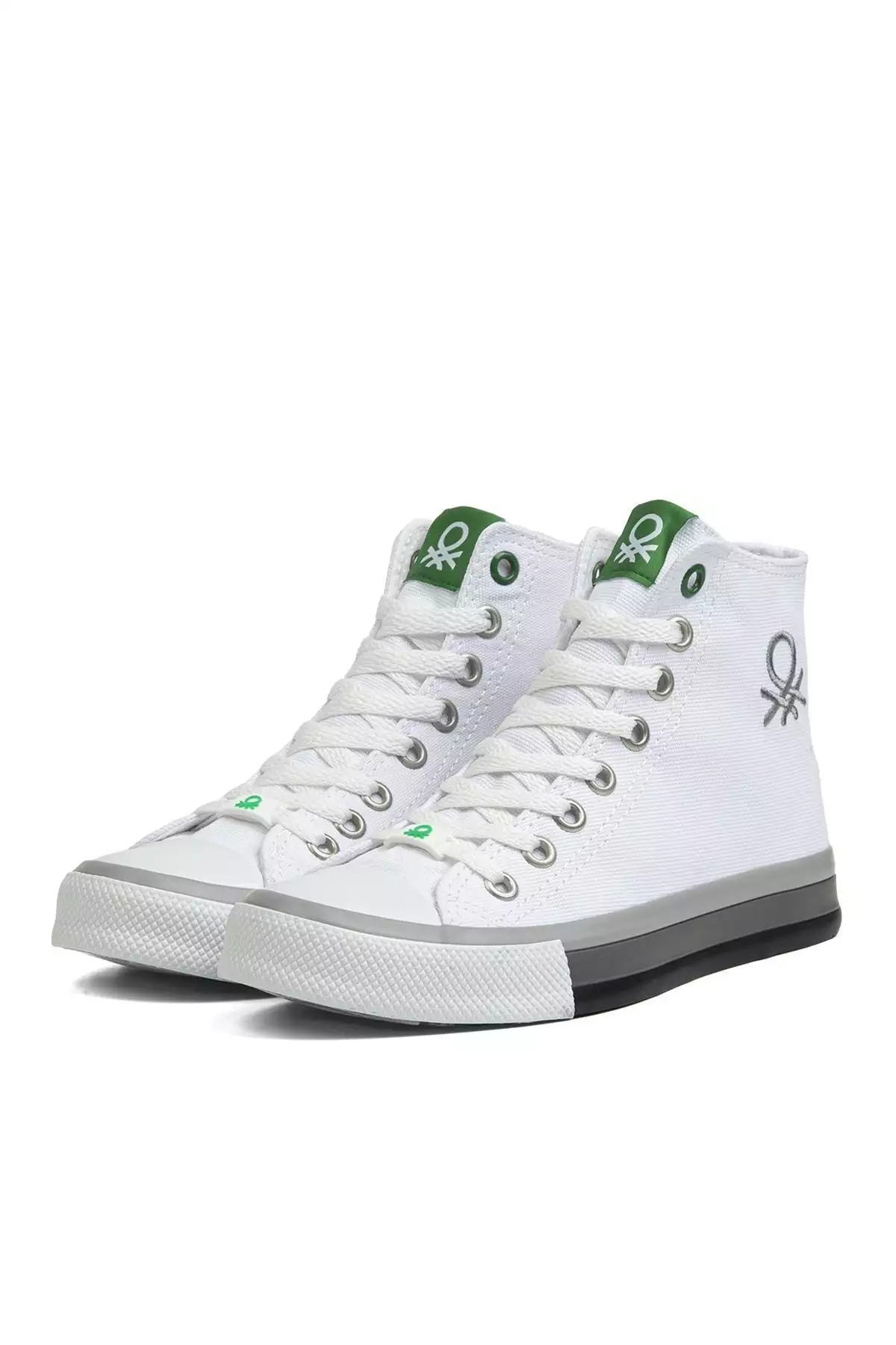 کفش ورزشی زنانه سفید و خاکستری مدل Bn-30189 - 3374 برند Benetton - 266764243