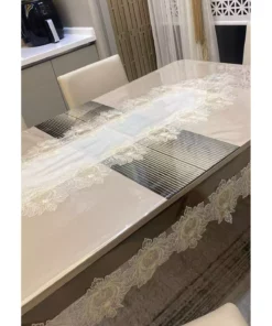 روکش میز شفاف PVC با طرح چنار برند Altın Çeyiz Tekstil - 793600288