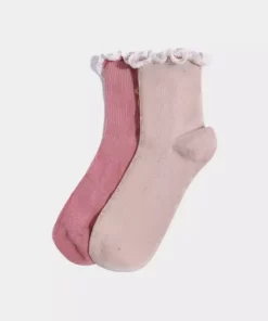 جوراب مچدار نخی زنانه دو عددی G2933AXNS برند Defacto - 989303741