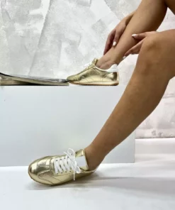 کفش ورزشی زنانه طلایی DS069 برند inizio - 922122997