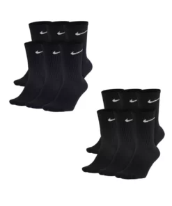 جورابهای کشن عملکردی (مدل Crew) - بسته 12 عددی (شامل 2 بسته 6 عددی) - اقتصادی برند Nike - 904415137