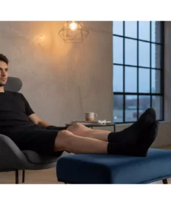 میلان ۱۰ عدد جوراب مردانه پنبه‌ای با رنگ مشکی، سوپر اقتصادی، بدون الگو و بلند برند SOCKSHION - 862106694