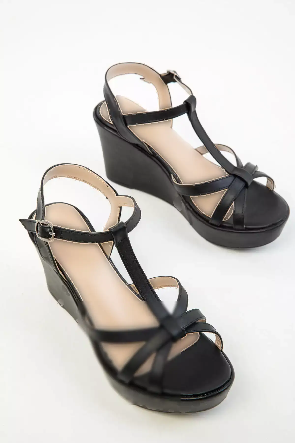 کفش پاشنهبلند پرستویی زنانه مشکی 17841 برند SOHO - 647403629