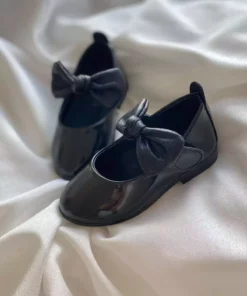 کفش بالشتی بچه دخترانه با تغییر رنگ و پاپیون برند Görkem bebe ayakkabı ve tekstil - 862328673