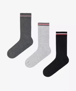 جوراب مچ‌دار سه‌تایی خط‌دار خاکستری مردانه چندرنگ برند Penti - 976302453