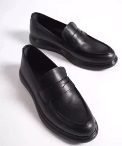 کفش کلاسیک مردانه مشکی ساده برای استفاده روزمره و مراسم‌های عروسی و نامزدی برند BAL ALTINÖKÇE AYAKKABICILIK - 841529793