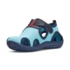 سندل بچگانه روزمره آبی با کفی انعطاف‌پذیر و ضد لغزش، بند چسبی، کفش تابستانی مناسب برای دریا و مهدکودک 141 برند Nstil - 1019669815