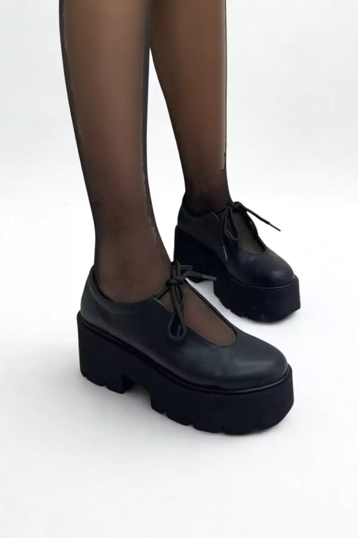 مکشى زنانه چرم سیاه P9067 برند inizio - 1010172997