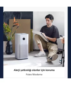 دستگاه تصفیه هوای هوشمند با فیلتر HEPA و فناوری دوگانه برای گرد و غبار و گرده گیاهان برند Xiaomi - 882664255