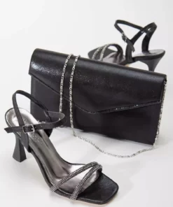 کفش تابستانی زنانه مشکی با دو بند برند GULT - 304203810