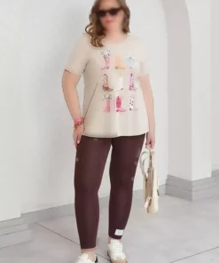چکمه تی شرت نخی چاپ شده - 928103331