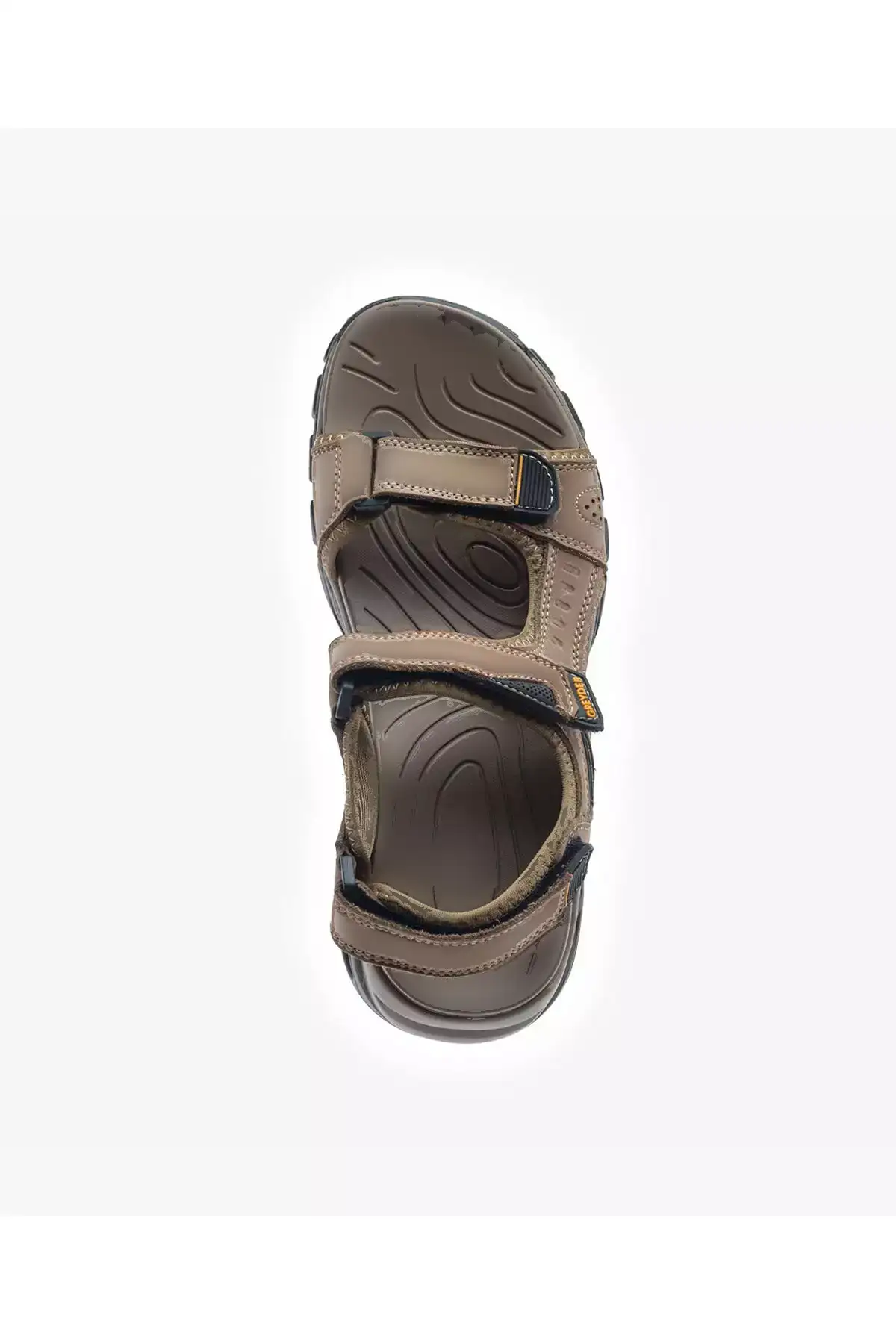 صندل زنانه قهوهای از چرم طبیعی برند Greyder - 927553114