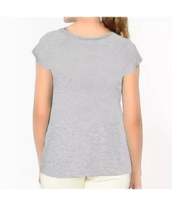 تی‌شرت گردن‌دار طوسی با طرح چاپی زنانه تریانا برند hummel - 130572806