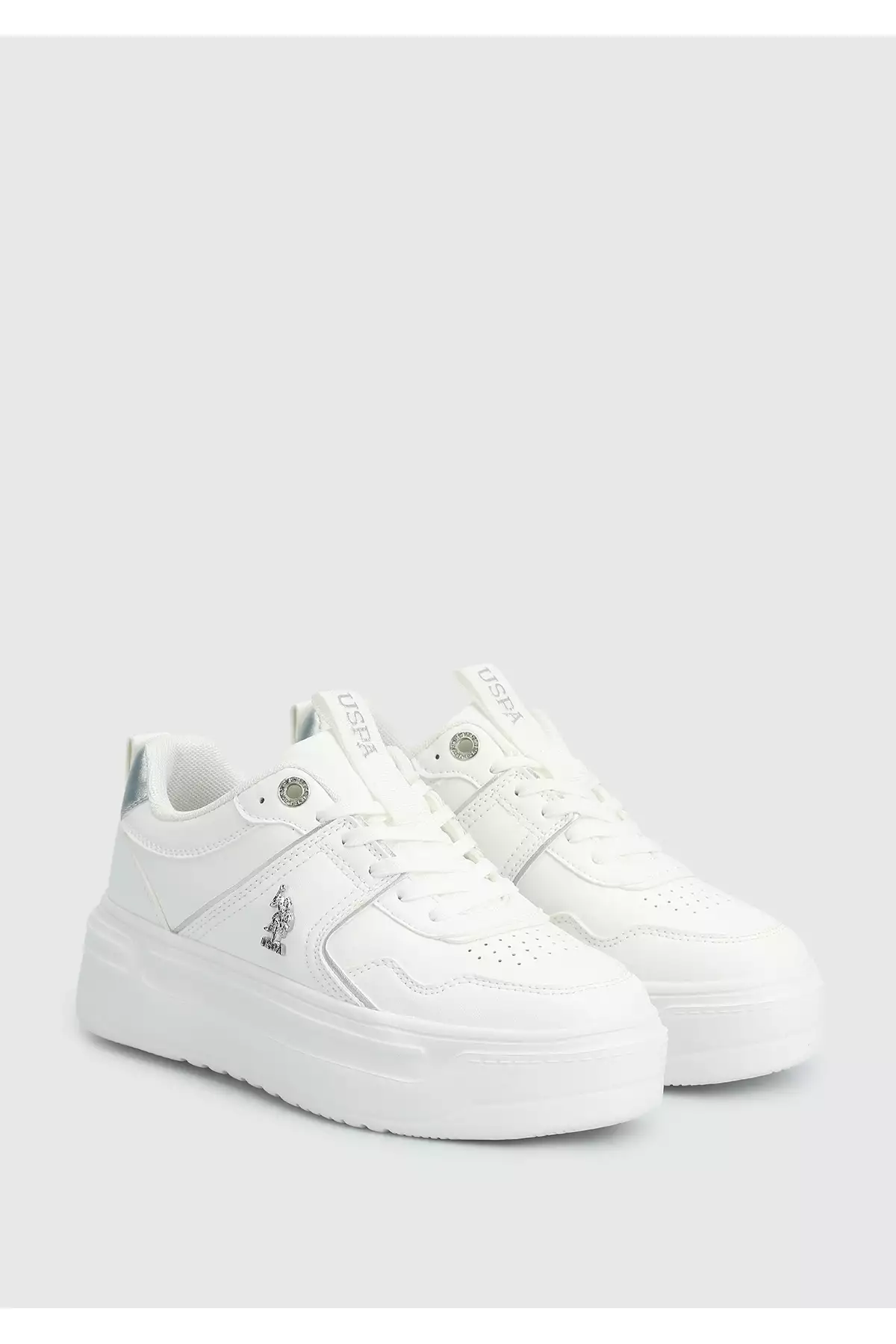 کفش ورزشی زنانه کلارک سفید برند U.S. Polo Assn. - 894018429