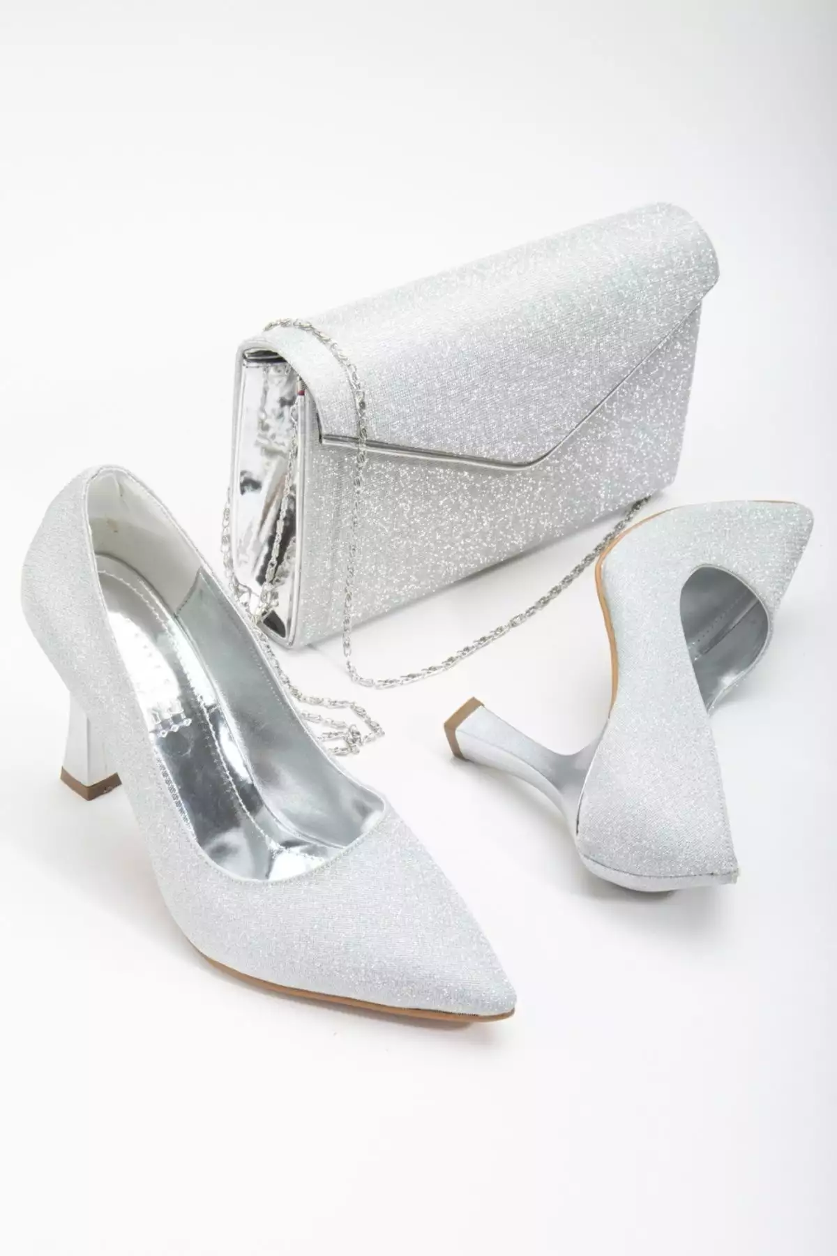 ست کیف و پاشنهدار زنانه اسپرت برند Akçetin Moda - 858165653