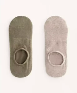 دو جفت جوراب ترکیبی نخی یوگا و پیلاتس برند Oysho - 1026136779