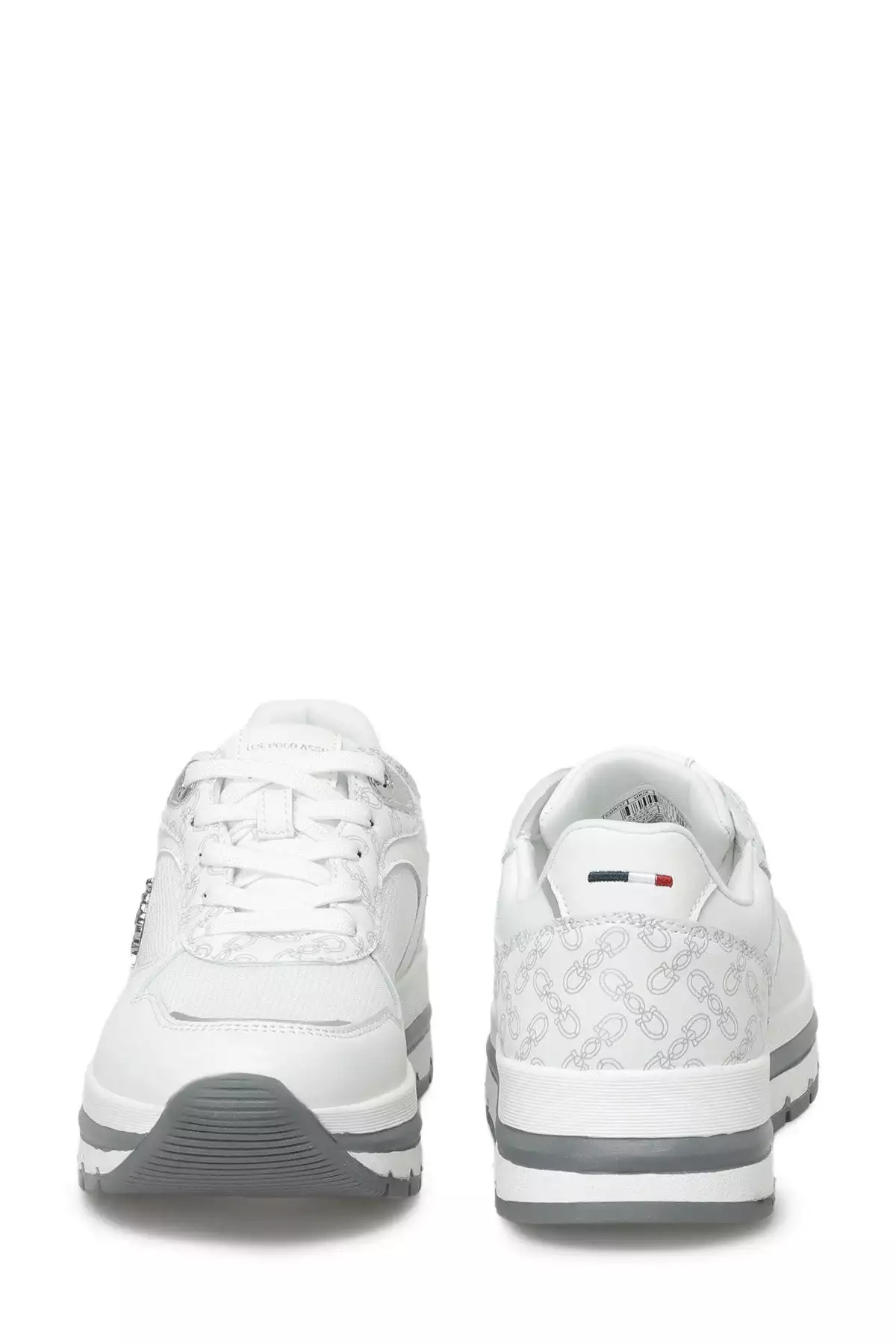 کفش اسنیکر زنانه با طراحی شیک و اورتوپدیک پاشنه بلند یواس پولو آسوسیشن برند U.S. Polo Assn. - 825469853