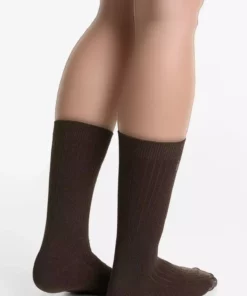 جوراب کلاسیک با ترکیب مدل و ۱۳٪ کشمیری برند Oysho - 896526507