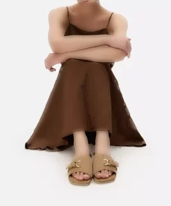 دمپایی با بند عریض و پشت فلزی برند İpekyol - 930359597