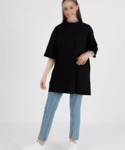 تیشرت برش بزرگ - مشکی برند Benin - 247568262