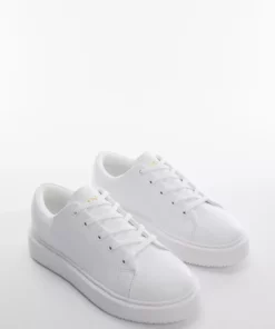 کفش ورزشی زنانه سفید 47024436 برند MANGO - 803189166