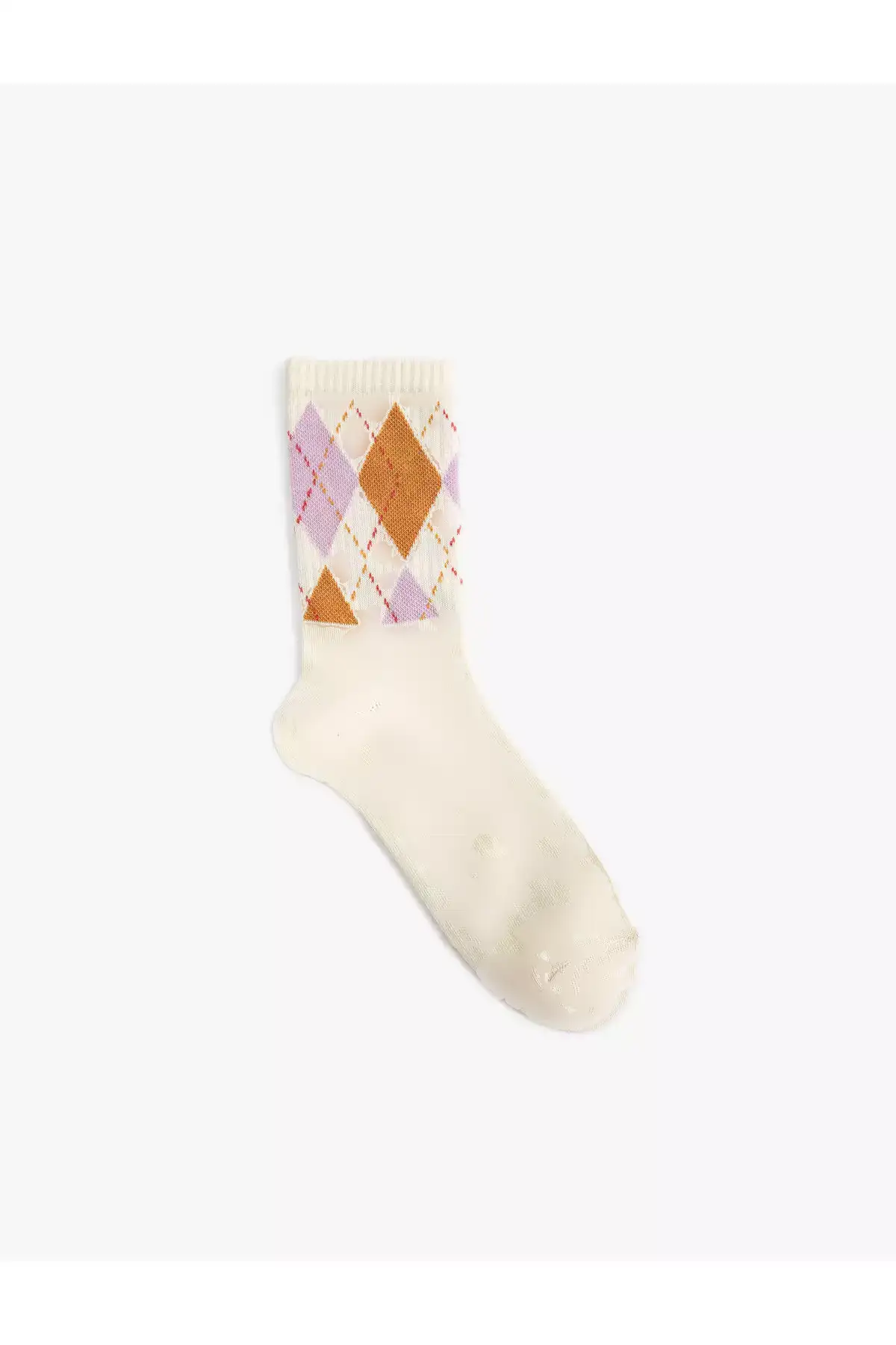 جوراب سوکت طرح هندسی برند Koton - 773202048