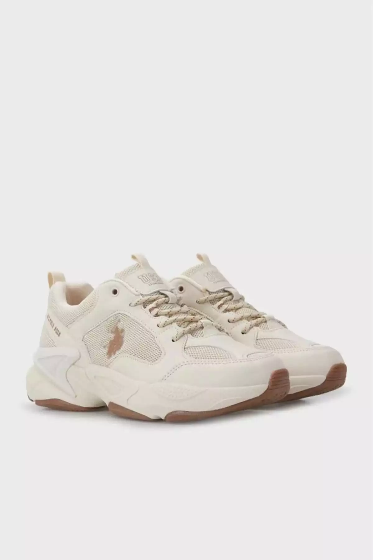 کفش ورزشی بژ یکنواخت برند U.S. Polo Assn. - 860190322