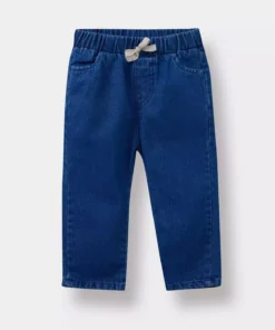 ست دو تکه پسرانه شامل سویشرت راه‌راه و شلوار جین برند Defacto - 965742705