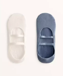 2 جفت جوراب یوگا و پیلاتس با بندهای موازی از ترکیب پلی‌آمید برند Oysho - 959281938