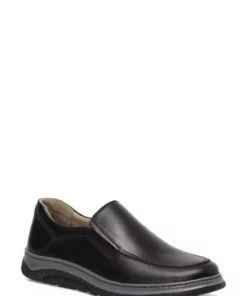 کفش روزمره مردانه چرم اورتوپدیک 5 نقطه مدل 108024 برند Polaris - 899410344