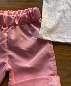 ست دو تایی دخترانه شامل شورت و کاپشن "عشق کوچک" برند Pierre Cardin - 896995717