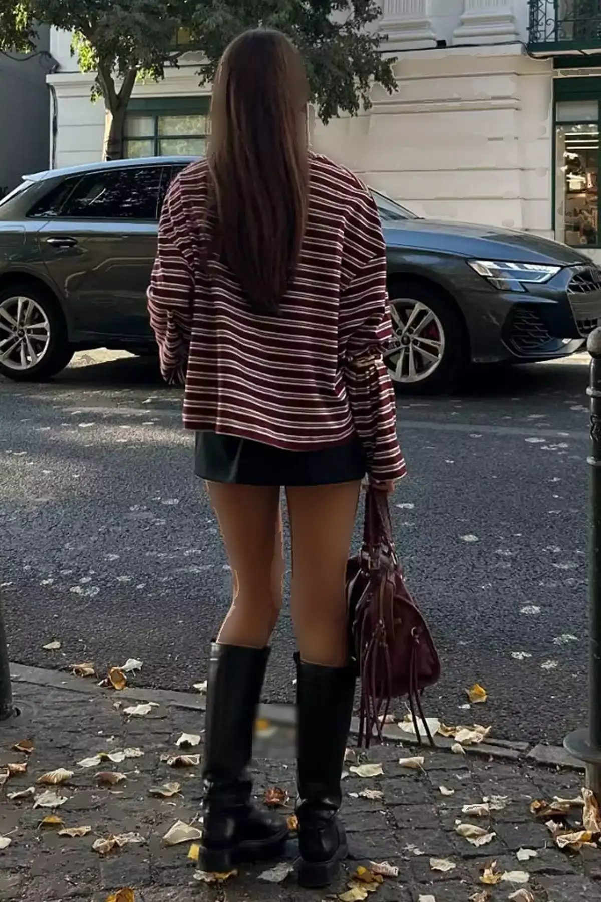 تیشرت بلند آستین طرحدار برند Bershka - 1027160501