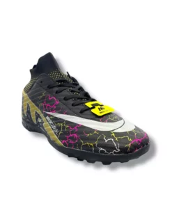 کفش فوتسال مرکیوریال با جوراب برای آقایان و خانم‌ها مدل سیاه و طلایی برند Güneş - 929374787