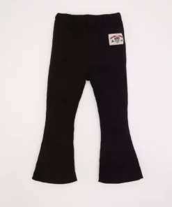 ست ۲ تکه با تم سال نو برای دختر بچه، سویشرت میکی و مینی دیزنی با شلوار پاچه گشاد برند Defacto - 873595459