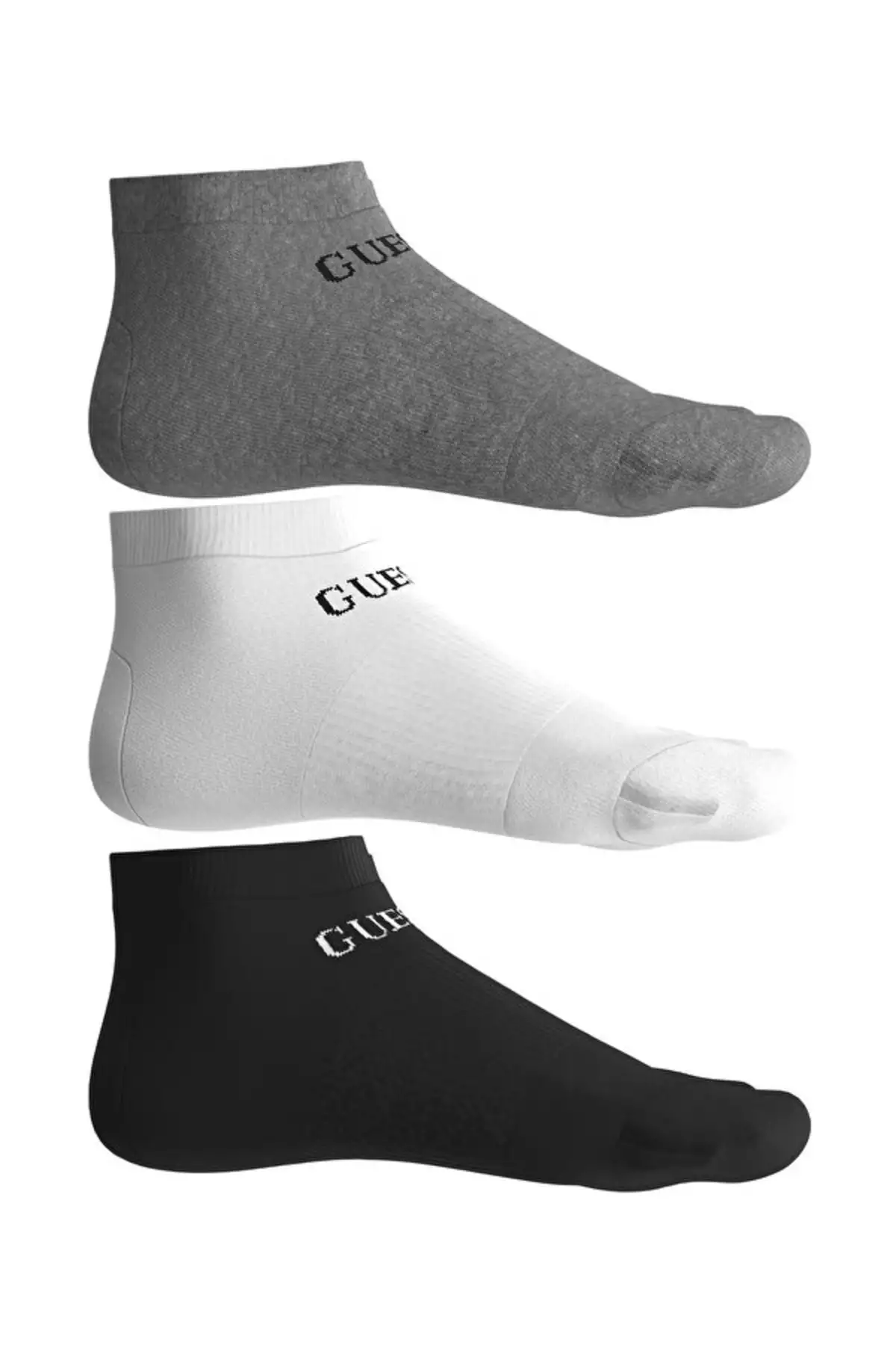 بسته سهتایی جوراب مردانه اسنیک برند Guess - 860200358