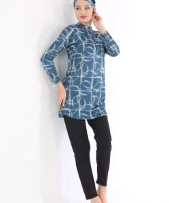 ماهواره کامل زنانه با طرح الیاف الاستیک برند Asgard Tesettür - 456666430