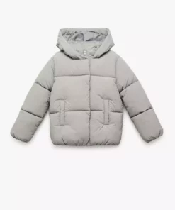 کاپشن پفی با کلاه و آستین بلند برند Koton - 1044114039