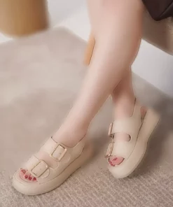 دمپایی راحتی روزمره با دو قفل و پشت کشی ارگونومیک برند Daxtors - 902309918