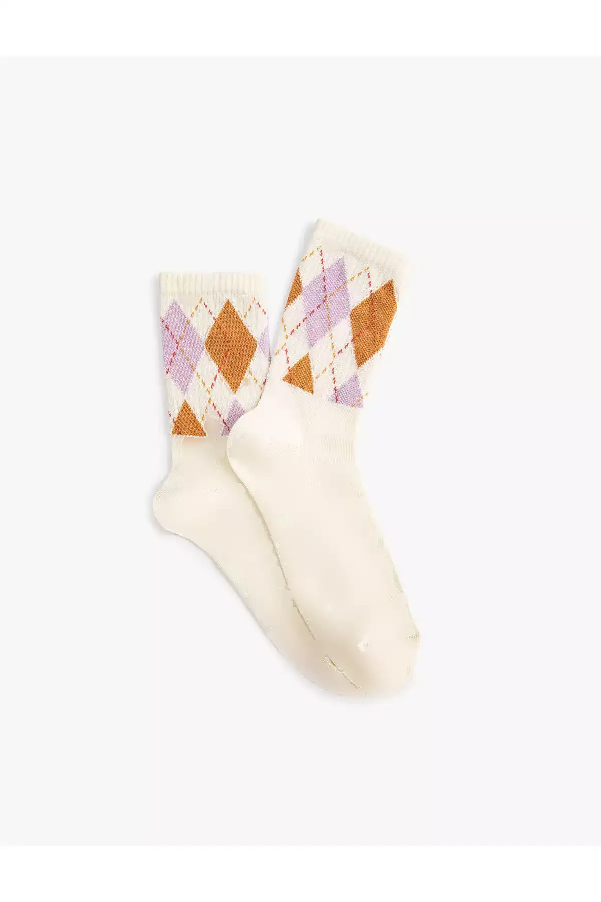 جوراب سوکت طرح هندسی برند Koton - 773202048