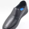 کفش روزمره مردانه از چرم طبیعی با طراحی فوق‌العاده راحت و جلی سیاه رنگ برند nazenintasarımlar - 147110941