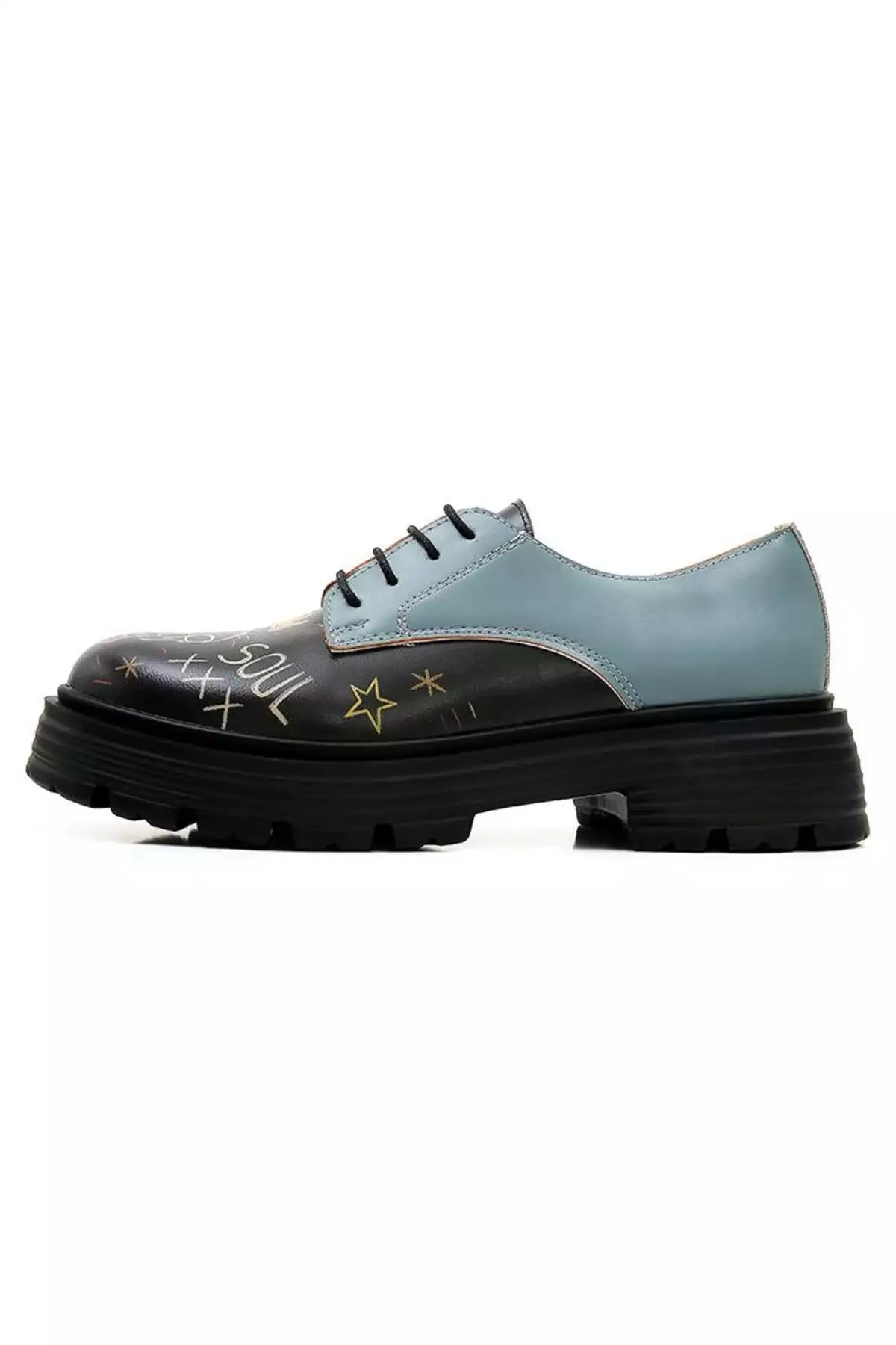 کفش روزانه چرم گیاهی مشکی زنانه - طراحی رادیانت چایلد برند Dogo - 960316927