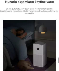 دستگاه تصفیه هوای هوشمند با فیلتر HEPA و فناوری دوگانه برای گرد و غبار و گرده گیاهان برند Xiaomi - 882664255