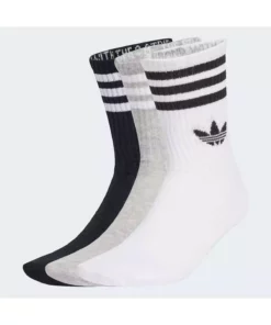 جوراب سه خطی ۳ جفت برند adidas - 949286263