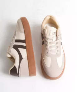 کفش ورزشی یونی‌سکس ۰۰۱۲۴۵ به رنگ بژ قهوه‌ای برند Riccon - 1041203004