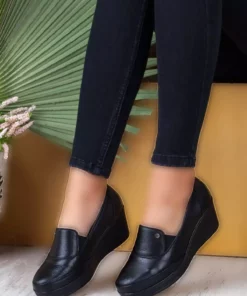 کفش زنانه چرمی اورتپدیک اصل برند DERİMİSS - 31842193