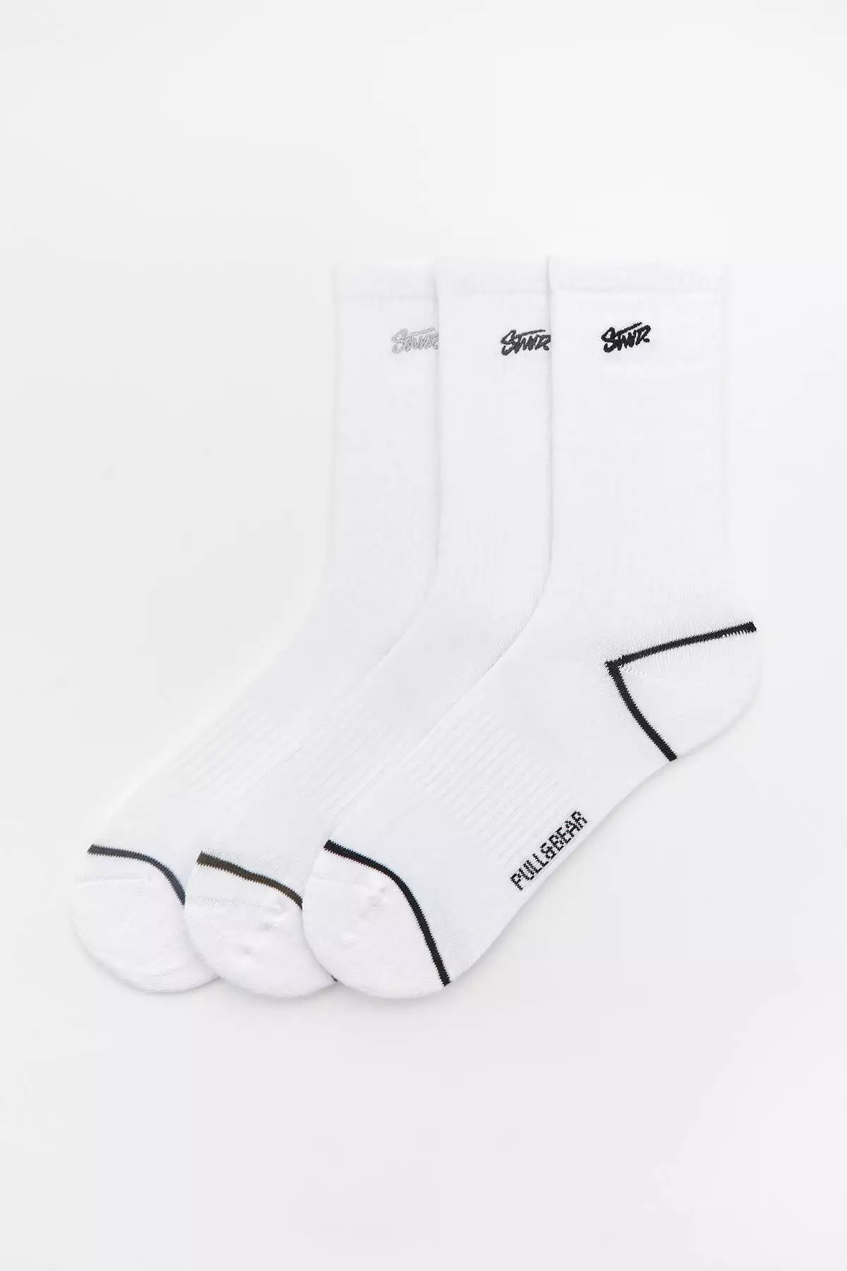 بسته سهتایی جوراب ورزشی برند Pull & Bear - 730043837