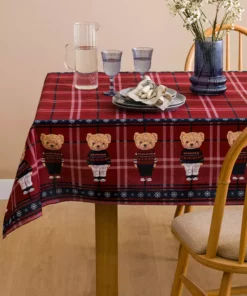 بشقاب میز با طرح خرس تدی 150x150 سانتیمتر برند LC Waikiki - 868916711