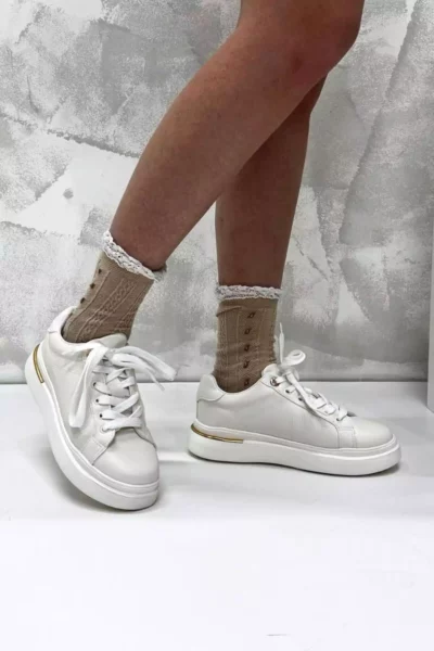 کفش ورزشی زنانه سفید مدل HL9336 برند inizio - 841502447