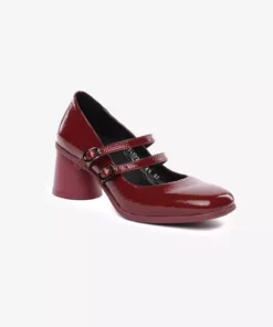 کفش کلاسیک زنانه برند کادین از چرم طبیعی رنگ bordو برند Greyder - 1045542237